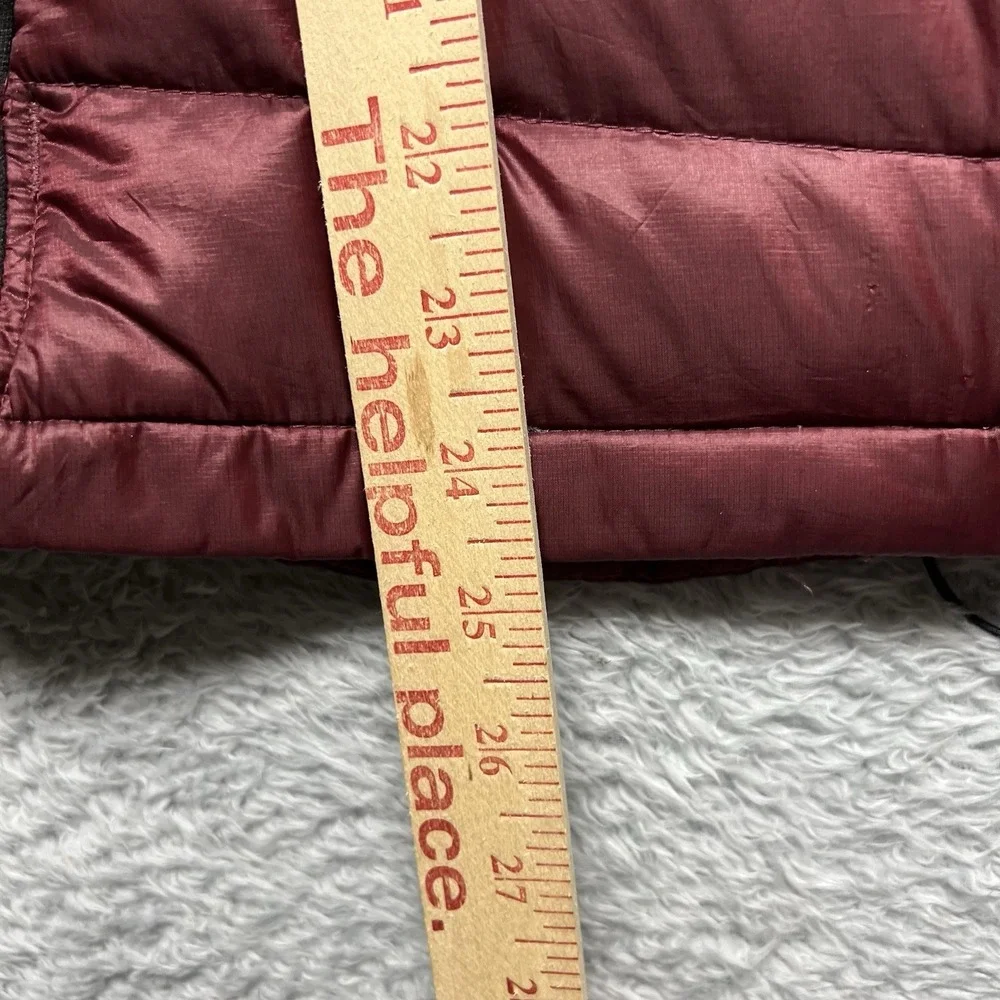 Columbia Reach The Peak Hybrid 700 Down Womens Small‎ Burgundy Puffer Jacket